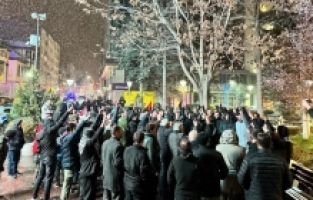 Kar Altında Gazze İçin Yürüdüler: Gümüşhane'den İsrail Zulmüne Tepki