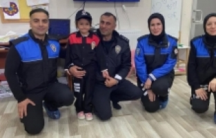 Minik Öğrencilere  Trafik Bilinci Aşılandı