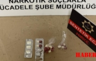 Sentetik ecza maddesi ele geçirildi