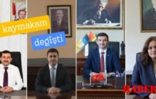 Gümüşhane’de 4 ilçenin Kaymakamı değişti