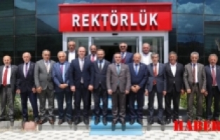 İl Genel Meclisinden Rektör Yıldız’a hayırlı olsun ziyareti