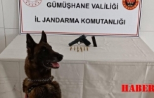 Torul’da yol kontrolünde ruhsatsız tabanca yakalandı