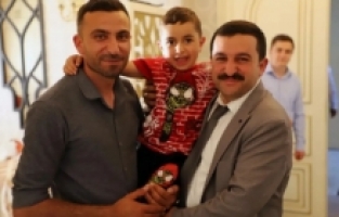 DMD hastası Eymen Kayra için farkındalık buluşması gerçekleştirildi