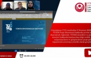 Gümüşhane Üniversitesi Teknoloji Transfer Ofisi (TTO), 9 Temmuz 2025 tarihinde önemli bir çevrim içi eğitim etkinliğine ev sahipliği yaptı.