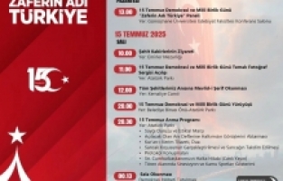 Gümüşhane, 15 Temmuz’da Demokrasi İçin Tek Yürek Olacak