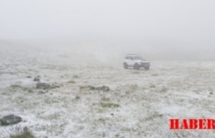 Gümüşhane’de Temmuz ayında kar sürprizi