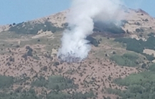 Şiran’da Korkutan Yangın: Kros Motorlarla Söndürme Seferberliği