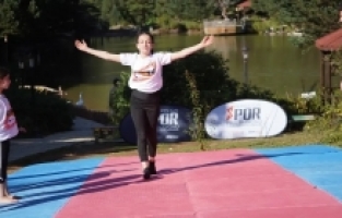 Avrupa Spor Haftası'nda Sporun Kalbi Zigana'nın Saklı Cenneti; Limni Gölü'nde Attı