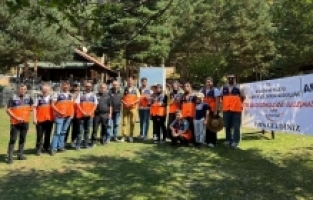 Gümüşhane’de Destek AFAD Gönüllüleri Kent Ormanında buluştu