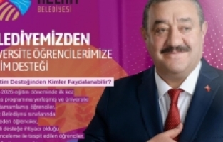 Kelkit Belediyesi’nden Üniversite Öğrencilerine Eğitim Desteği