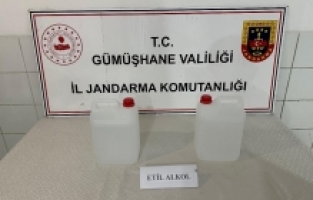 Kelkit’te sahte içki operasyonu