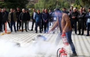 GÜ’de yangın söndürme eğitimi ve tatbikatı gerçekleştirildi