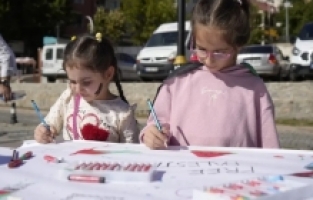 Gümüşhane’de “Filistinli Çocuklar İçin Çiz” etkinliği düzenlendi