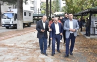 Harşit Sokak'ta çalışmalar devam ediyor