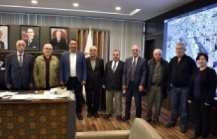 Nuri Dayı Şenliği Derneği Heyeti, Başkan Başer’e iade ziyaretinde bulundu