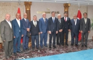 Yeşildere Nuri Dayı Şenliği Derneği’nden Vali Aydın Baruş’a Ziyaret