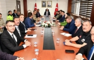 Gümüşhane'de ulaşımda kış tedbirleri görüşüldü