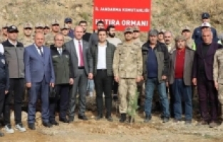 Jandarma bu kez 'Yeşil Vatan' için sahadaydı