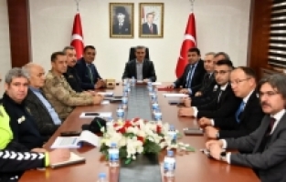 Gümüşhane’de Karla Mücadele Toplantısı Yapıldı