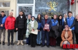 Gümüşhane Gençlik Merkezi’nden yarım asırlık zanaatkâra vefa ziyareti