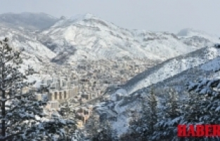 Gümüşhane’de kar görsel şölene dönüştü