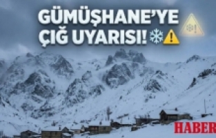 Meteoroloji’den Gümüşhane İçin "Sarı Kod"lu Çığ Uyarısı