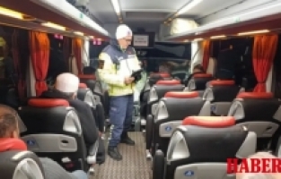 Yolcu Sandıkları Kişi "Jandarma" Çıktı! Gümüşhane’de otobüslerde habersiz denetim