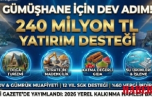Gümüşhane ekonomisinde yeni dönem: 4 stratejik sektöre tam destek