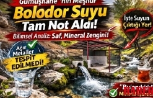 Gümüşhane’nin Asırlık Bilmecesi Çözüldü: Bolodor Suyu Laboratuvardan "Tam Not" Aldı