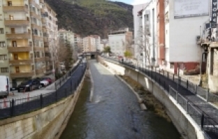 Harşit Çayı kış ayında son 15 yılın en yüksek seviyesine ulaştı