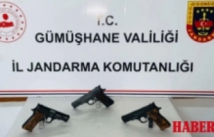 Torul’da Jandarma'dan silah kaçakçılığı operasyonu: 3 silah ve 2 şüpheli yakalandı