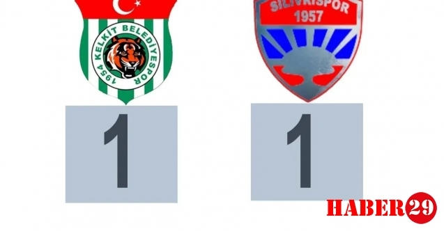 Kelkit Hürriyet Spor, Silivrispor’la 1-1 Berabere Kaldı