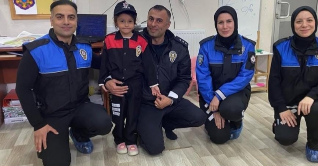 Minik Öğrencilere  Trafik Bilinci Aşılandı