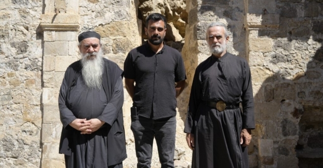 Yunan keşişlerden Gümüşhane’deki Hutura Kilisesi’ne ziyaret