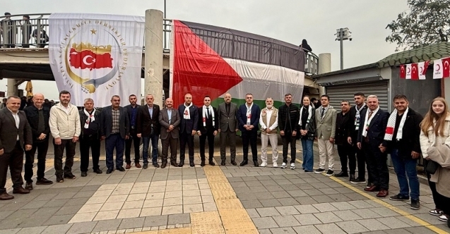 Küçükçekmece Gazze İçin Tek Yürek Oldu