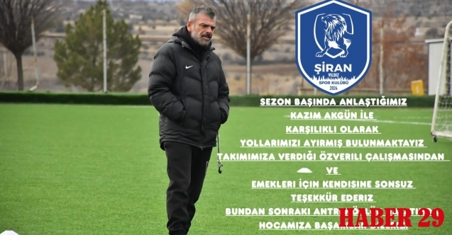Şiran Yıldızspor’da Şok Ayrılık