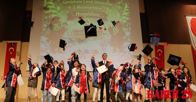 Çocuk Üniversitesi’nde Kep Sevinci: 24 Minik Öğrenci Mezun