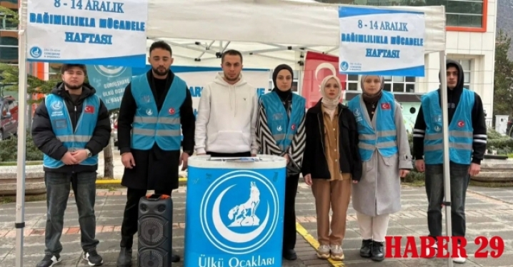 Ülkü Ocaklarından Bağımlılıkla Mücadele Haftası etkinlikleri