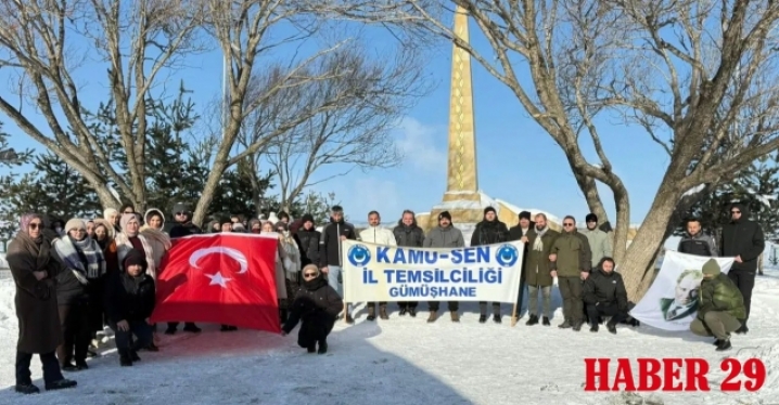 Gümüşhane Kamu-Sen, Sarıkamış şehitliğinden hadsiz saldırıya sert tepki gösterdi