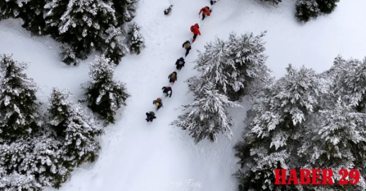 Gümüşhane’nin Alpleri Tersun Dağı’nda büyüleyici görüntüler