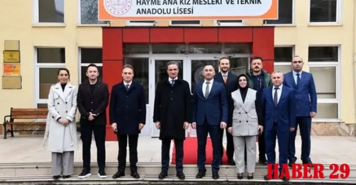 Vali Baruş’tan Hayme Ana Mesleki ve Teknik Anadolu Lisesi’ne Ziyaret